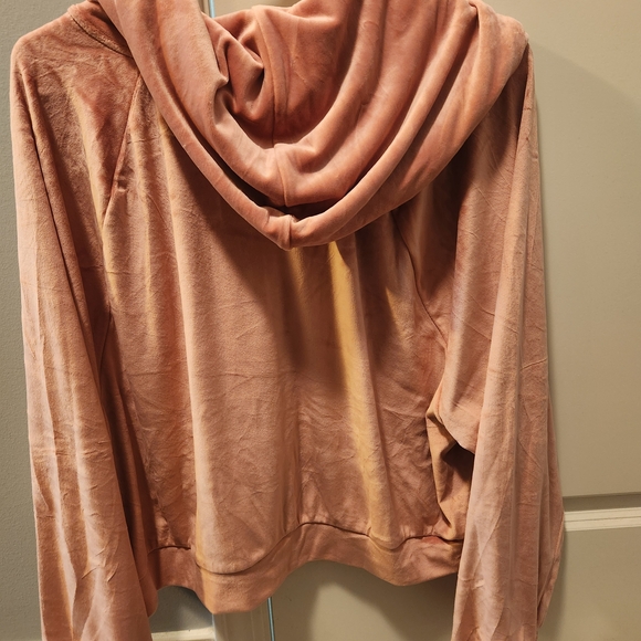 Victoria's Secret Velour Pink Hoodie - Picture 2 of 2